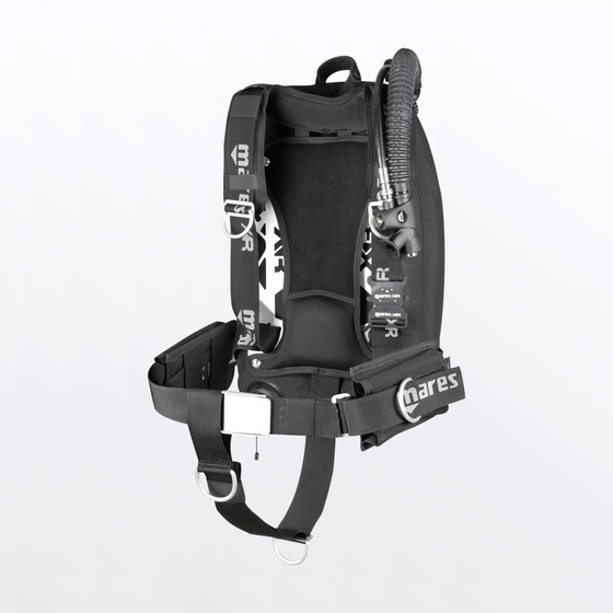 Mares Xr-rec Silver Single Backmount Set