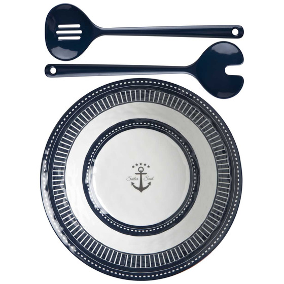 Marine Business Sailor Soul Salad Bowl