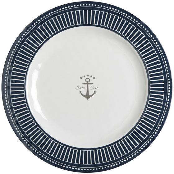 Marine Business Sailor Soul Dinner Plate