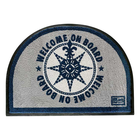 Marine Business Blue Welcome Mat