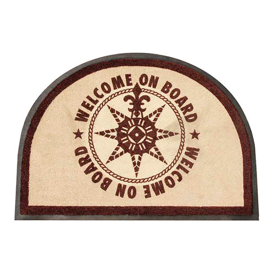 Marine Business Welcome Brown Mat