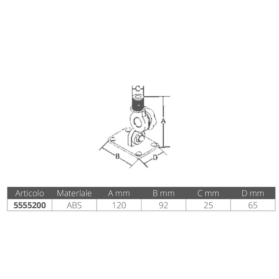 Marine Town Abs Double Articulated Base