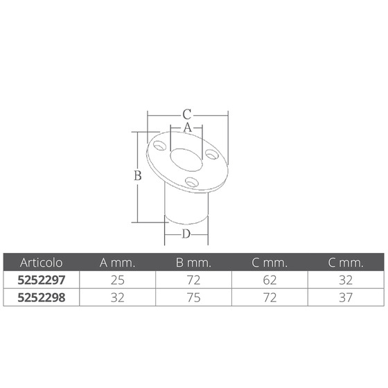 Marine Town Flagpole Flush Mount Socket