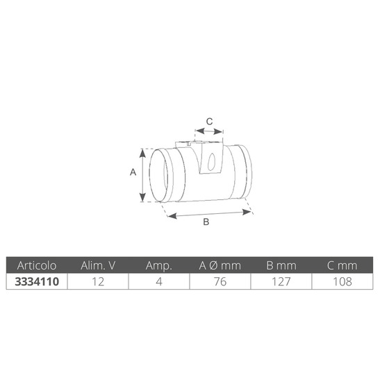 Marine Town Electric Blower 12 V.