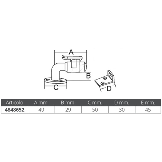 Marine Town Aisi 316 Door Catch 90�