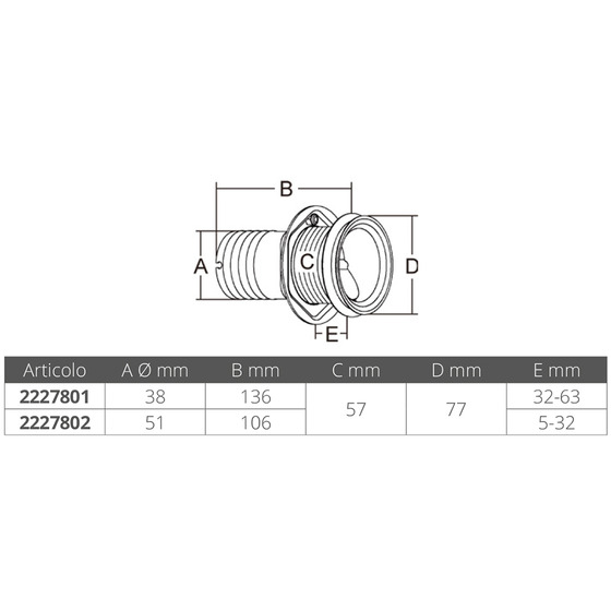 Marine Town Stainless Steel Engine Exhaust System