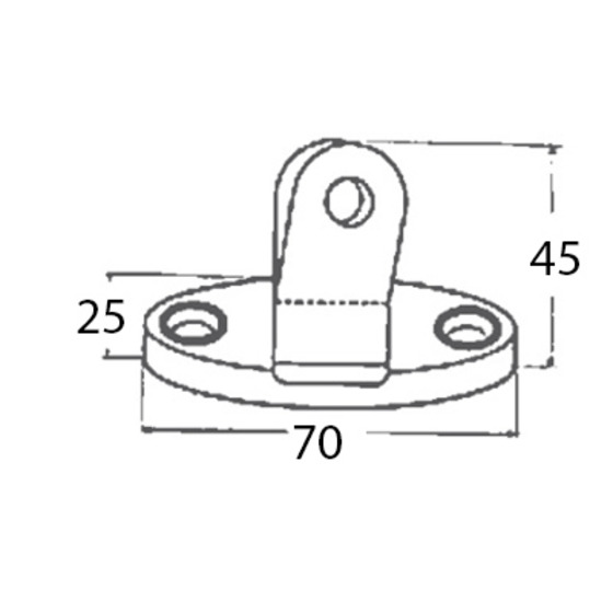 Supports de fourche articulés en acier inoxydable de Marine Town