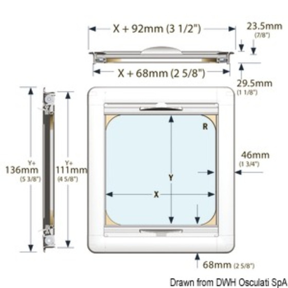 Rideau Occultant Et Moustiquaire Oceanair Dometic Skyscreen Roller Encastré - Installé Encastré Et Affleurant Sur Celino