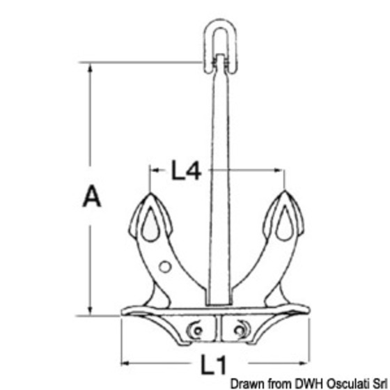 Osculati Hall Anchor