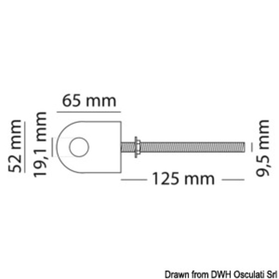 Osculati Anello Prua/poppa In Acciaio Inox Aisi 316 Lucidato A Specchio