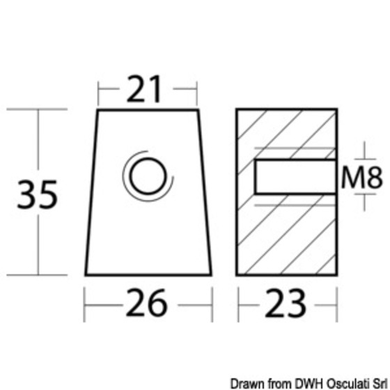 Anode Baisée 40/50 Hp