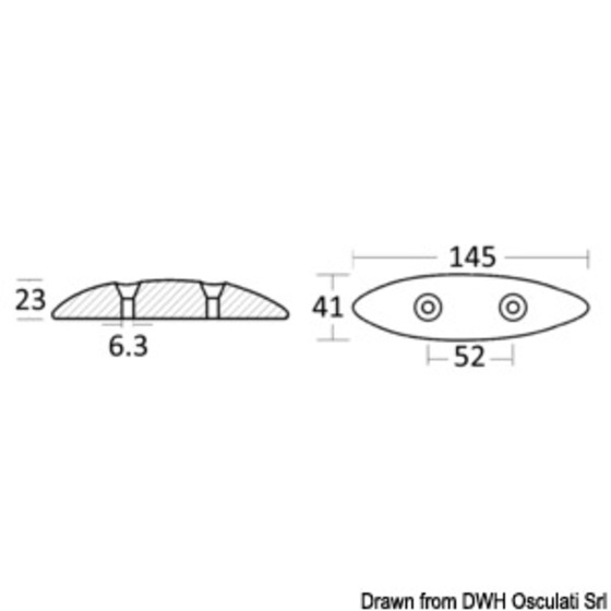 Osculati Soap Shaped Anode