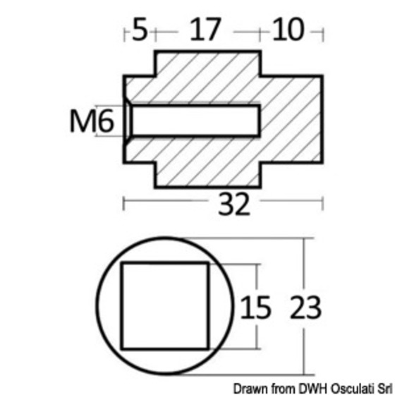 Osculati Anode Cylinder For Selva 80/200 Hp