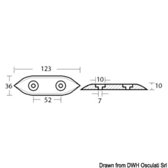 Osculati Universal Anode