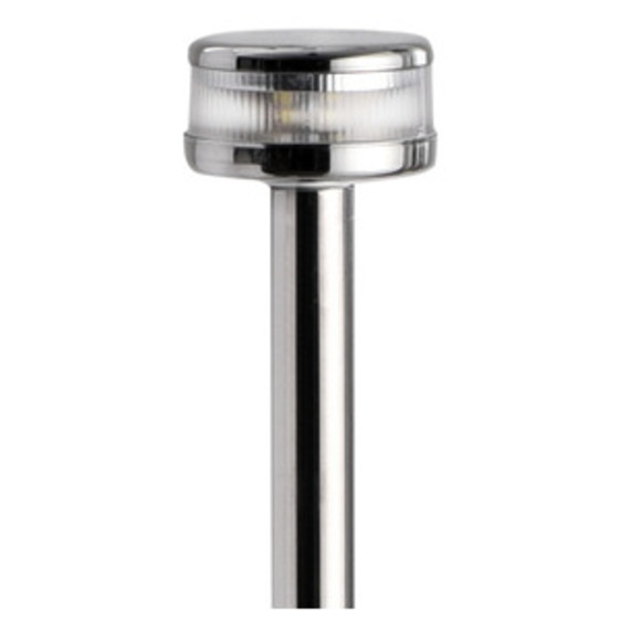 Osculati Pole Light With Evoled 360° Light - Pull-out Version With Nylon/polished Stainless Steel Base