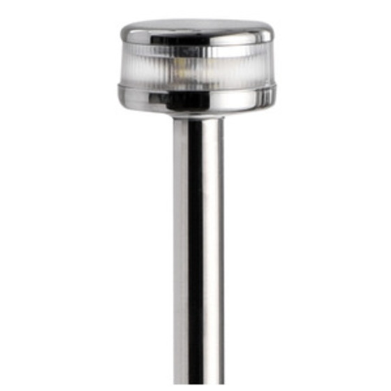 Osculati Pole Light With Evoled 360° Light - Pull-out Version With Wall-mounting Stainless Steel Base