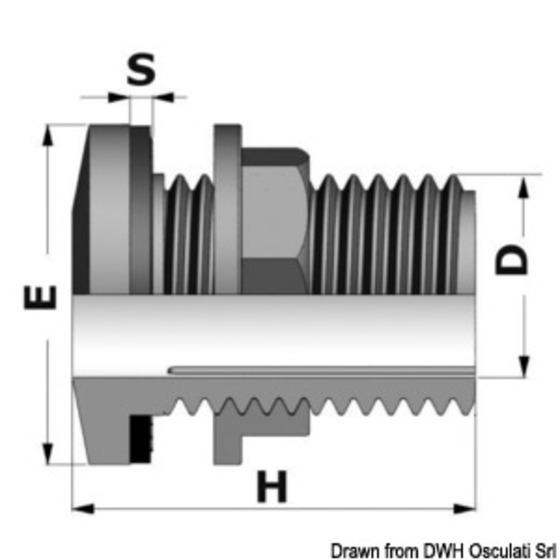 Osculati Polypropylene Tank Attachment