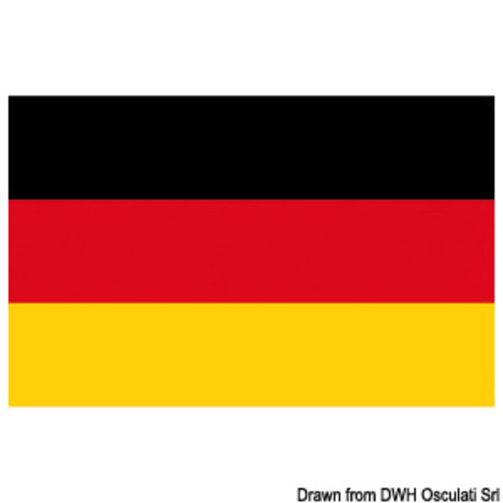 Drapeau embrassé - Allemagne