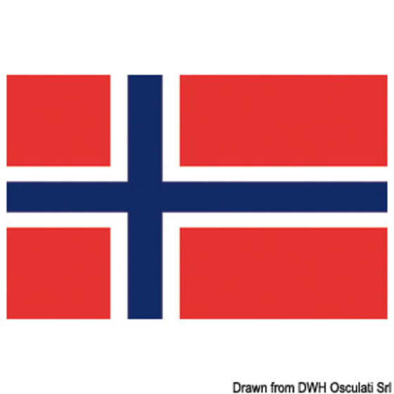 Drapeau embrassé - Norvège