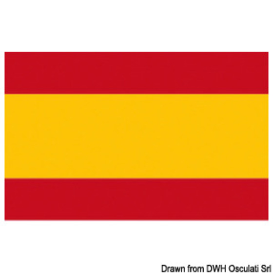 Drapeau embrassé - Espagne