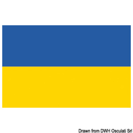 Drapeau embrassé - Ukraine