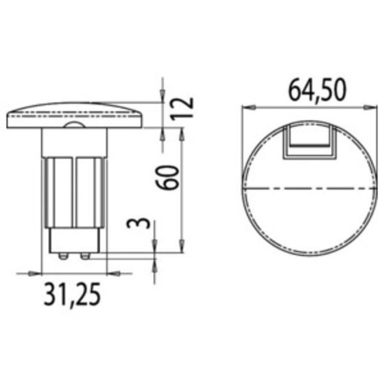 Osculati Base For Pull-out Poles