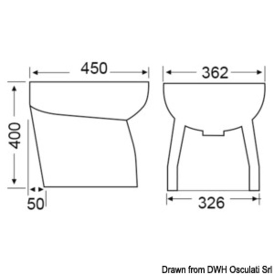 Osculati Silent Series Ceramic Bidet