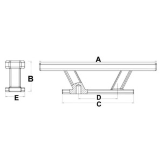 Osculati Nordik Ii Precision-cast Cleat