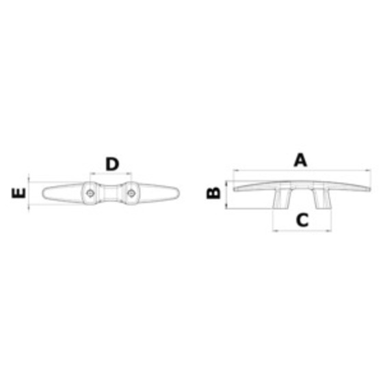 Osculati Silhouette Cleat