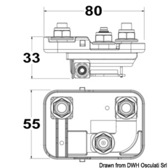 Osculati Power Distribution Fuse Box For Mega Fuse