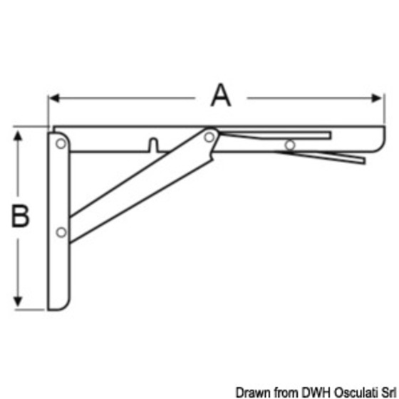 Osculati Folding Arm For Tables