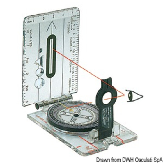 Brújula De Rodamiento Osculati Cd703l