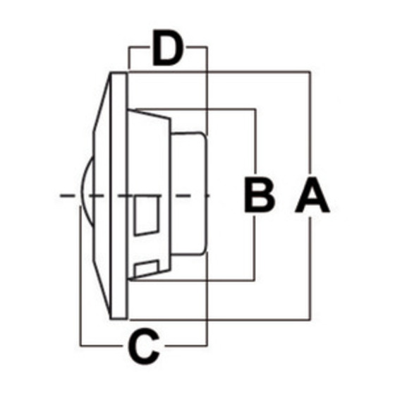 Osculati 2-way Non-magnetic Speakers