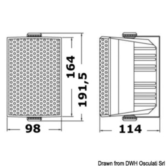 Osculati Casse Stereo A 2 Vie Serie Cabinet Per Esterno/interno