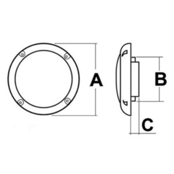 Osculati 2-way Loud Speakersslim Version23-mm Depth