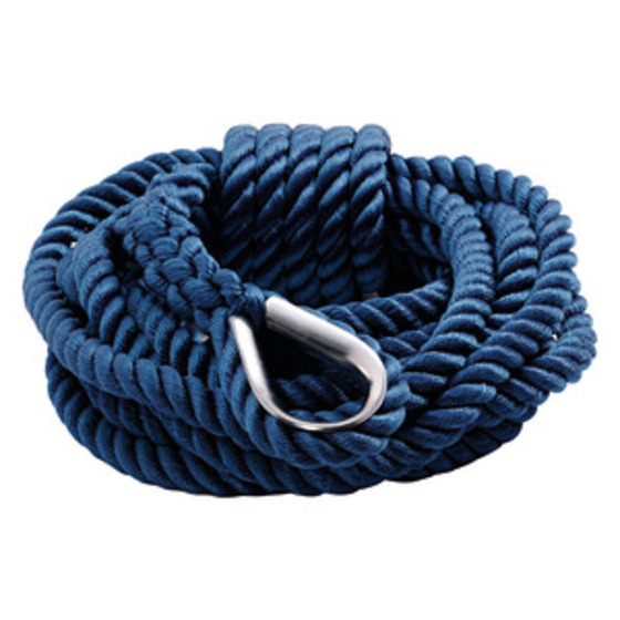 Corde d'amarrage épissée haute ténacité Osculati Ligne d'amarrage bleue 12mm x 6m