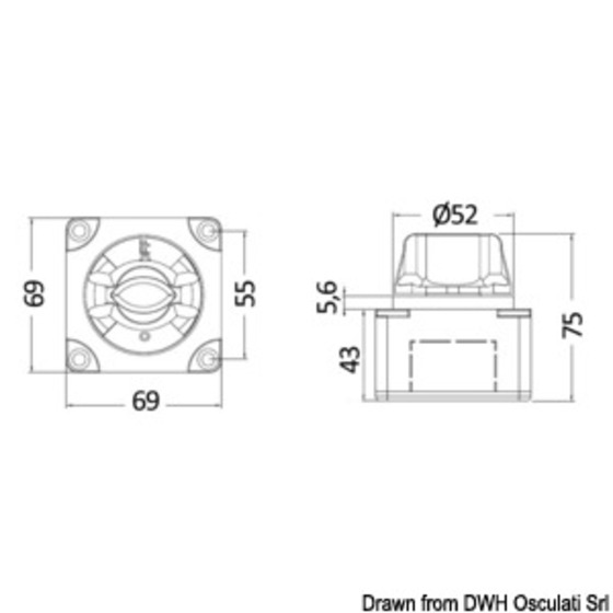 Osculati Battery Switch