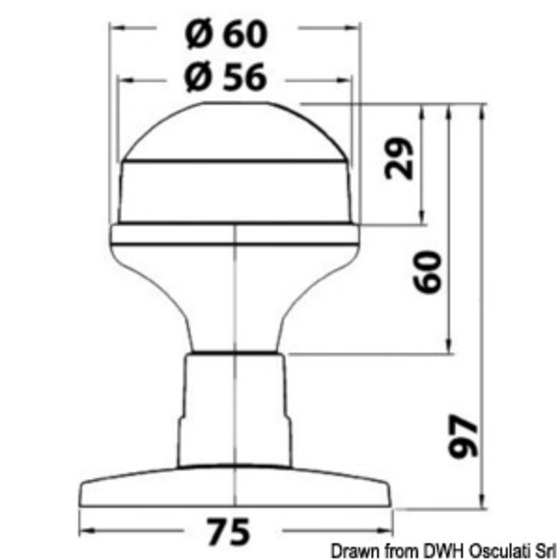 Osculati Evoled Smart 360° Mooring Light