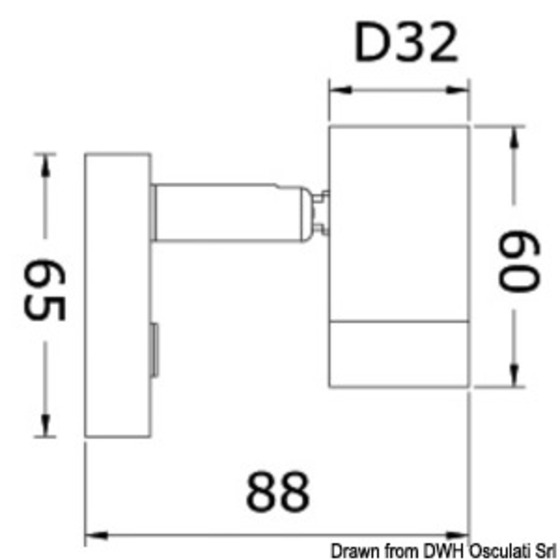 Osculati Dimming Led Light