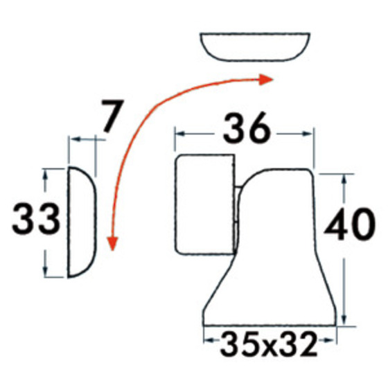 Osculati Adjustable Magnetic Doorstop