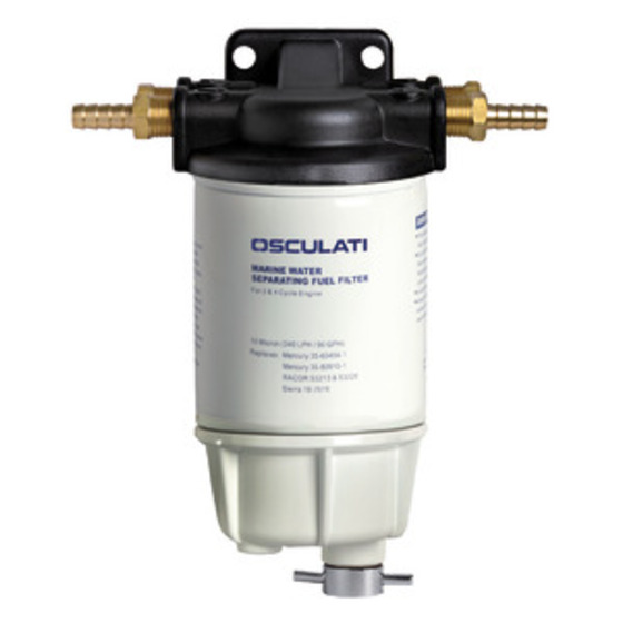 Osculati Universal Water/fuel Separating Filter