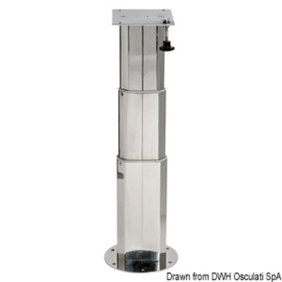 Osculati Stainless Steel Telescopic Table Pedestal