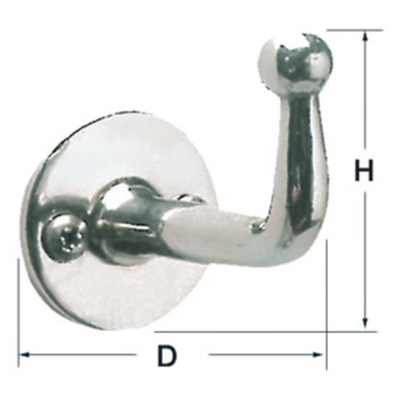 Osculati Aisi316 Stainless Steel Cast Hook