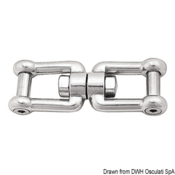 Osculati Mirror-polished Aisi 316 Stainless Steel Swivel