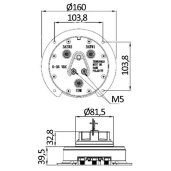 Commutateur/inverseur Osculati pour batteries robustes