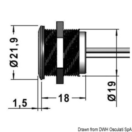 Osculati Dimmerable Touch Switch For Led Lights