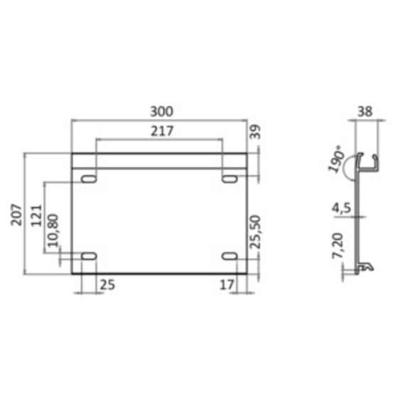 Osculati Slide Kit For Pedestals