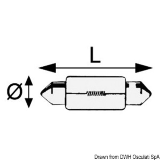 Ampoule torpille Osculati