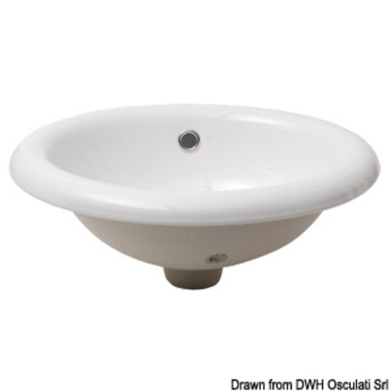 Osculati Oval Sinks Made Of White Ceramic