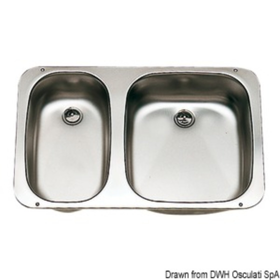 Osculati Double Sink